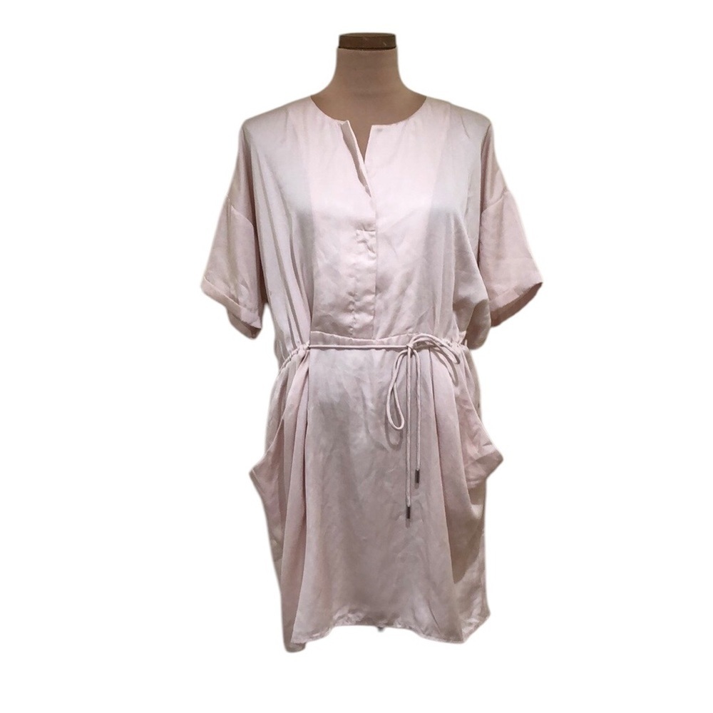 Whistles Dress Size US 10 Blush Pink Dolman Mini